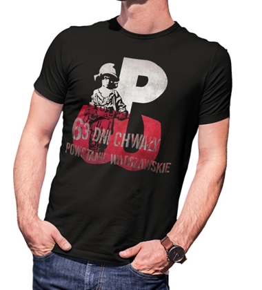 KOSZULKA PATRIOTYCZNI 63 DNI POLSKA WALCZY